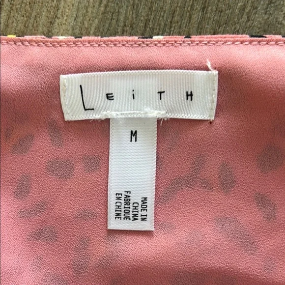 Pink Leopard Print Wrap Dress - Picture 2 of 2